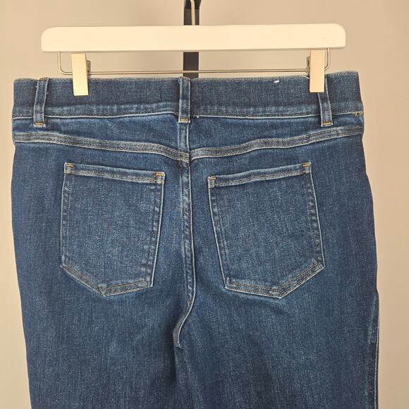 Spanx High Rise Flare Jeans Tummy Control Size Large - Picture 4 of 8